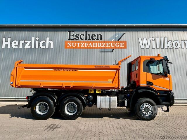 Camion benne IVECO AD 260 T410 BB 6x6 | MEILLER*Retarder*AC*1.Hand