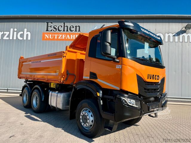 Camion benne IVECO AD 260 T410 BB 6x6 | MEILLER*Retarder*AC*1.Hand