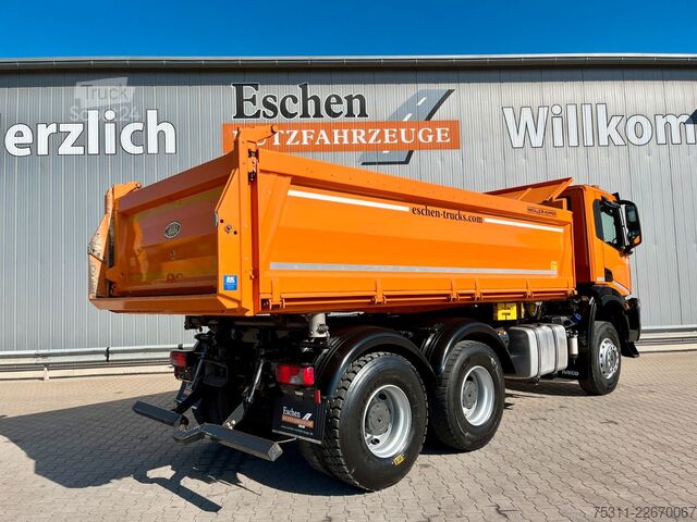 Camion-benne tricar IVECO AD 260 T410 BB 6x6 | MEILLER*Retarder*AC*1.Hand