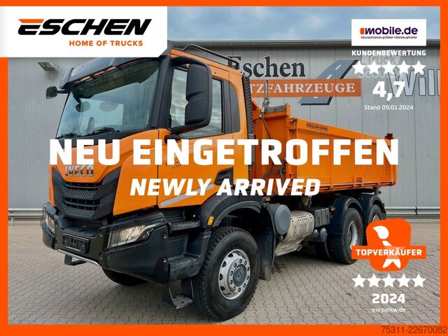 Camion benne IVECO AD 260 T410 BB 6x6 | MEILLER*Retarder*AC*1.Hand