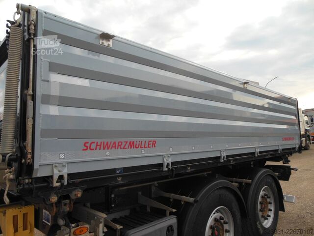 Remorque benne trilibérale SCHWARZMÜLLER Z2, LIFTACHSE, WIE NEUE
