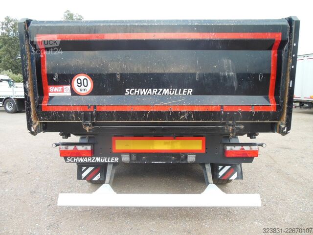 Remorque benne trilibérale SCHWARZMÜLLER Z2, LIFTACHSE, WIE NEUE
