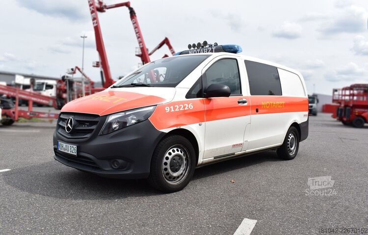 Ugunsdzēsēju automašīna MERCEDES-BENZ Vito 4x4 NEF - Notarzteinsatzfahrzeug