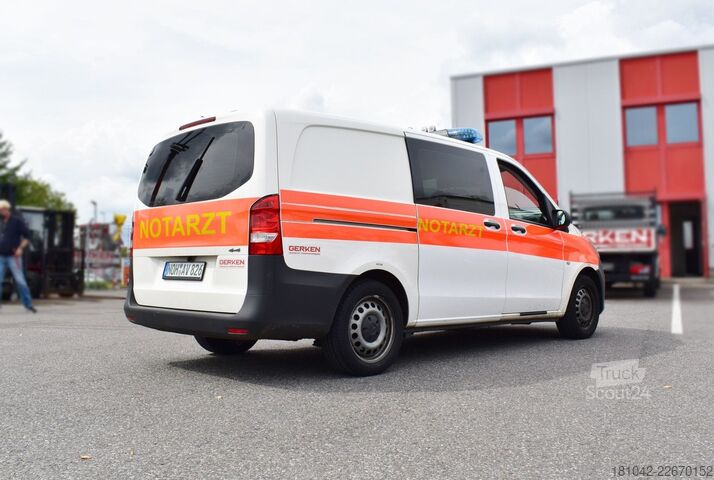 Ugunsdzēsēju automašīna MERCEDES-BENZ Vito 4x4 NEF - Notarzteinsatzfahrzeug