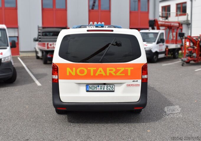 Ugunsdzēsēju automašīna MERCEDES-BENZ Vito 4x4 NEF - Notarzteinsatzfahrzeug