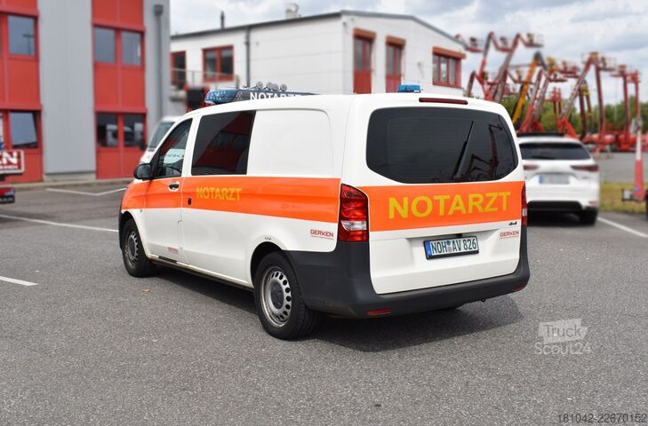 Ugunsdzēsēju automašīna MERCEDES-BENZ Vito 4x4 NEF - Notarzteinsatzfahrzeug