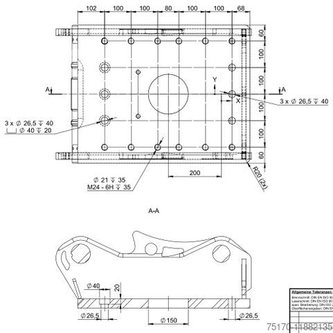 Alții  OilQuick OQ65 Adapterplatte für Westtech & mehr