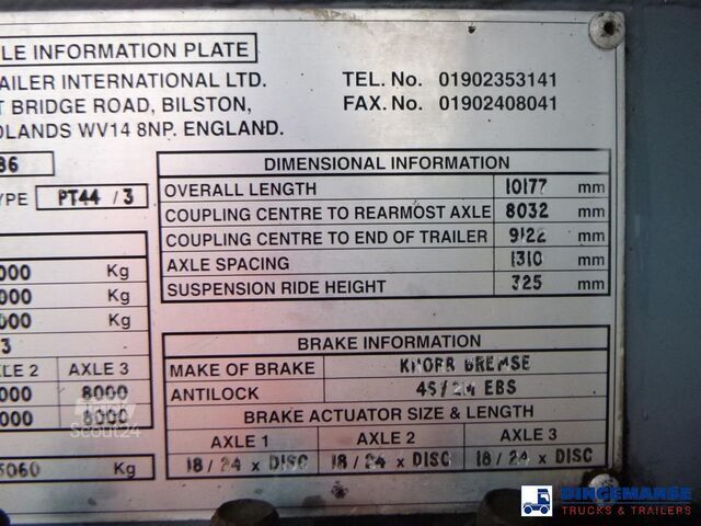 Rezervuaras Heil / Thompson Heavy oil tank alu 34.2 m3 / 1 comp + pump