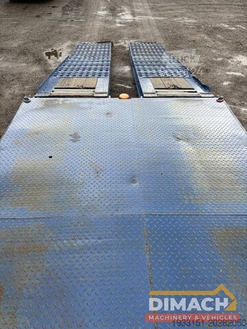 Surbaissé Broshuis Lowloader tieflader 3 assen leaf spring, laadklep