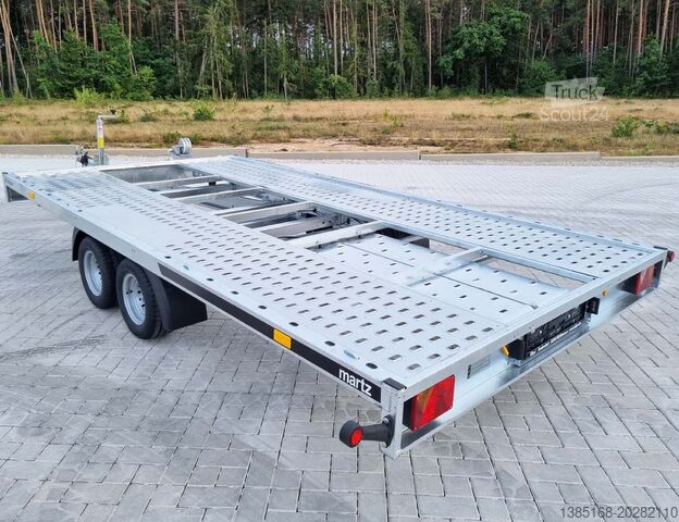 Príves na prepravu áut, príves vozidiel Martz Autotransporter 3t 450cm x 215cm NEU