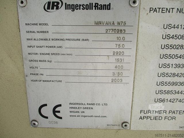 Verdichter Ingersoll Rand N 75
