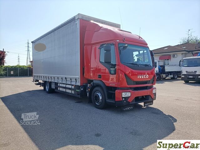 φορτηγό πλατφόρμα με μουσαμά Iveco EUROCARGO 140-280