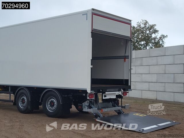 Gesloten bak System Trailers LPRS18 NEW Tailgate, Steering Axle, Hardwood, City