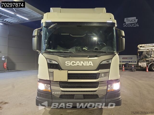 Koffer Scania P280 4X2 19.5tonner 2000kg Ladebordwand Automat...