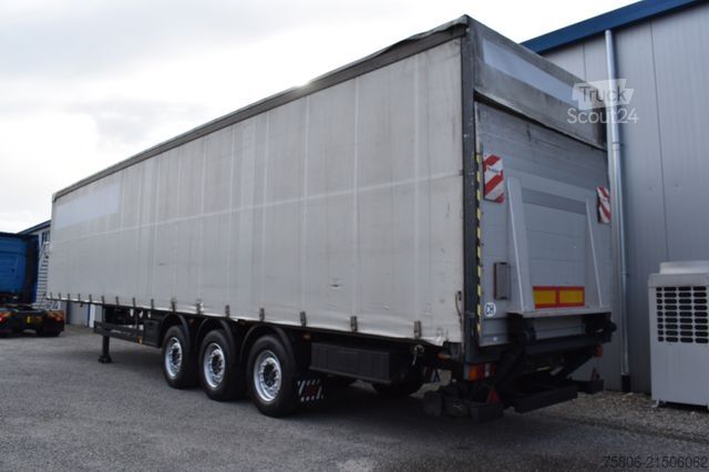 Відкритий напівпричіп з тентом SCHWARZMÜLLER SPA 3/E Edscha Curtain LBW