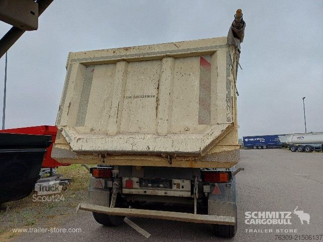 Tipper semitrailer Langendorf Kipper Stahlrundmulde 24m³