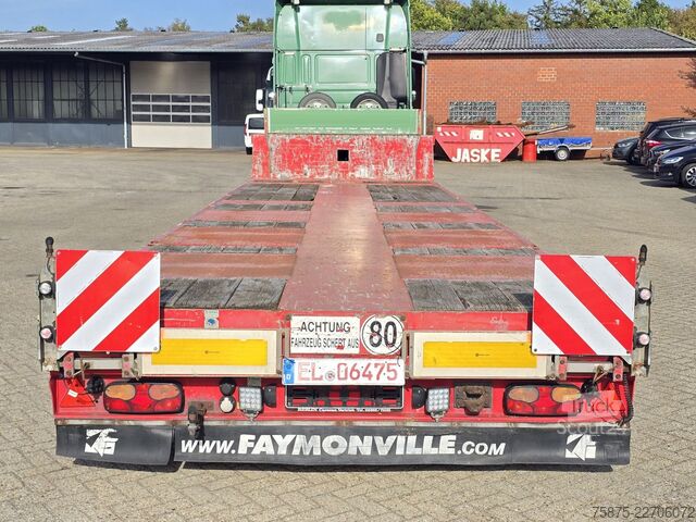 Низькорамний напівпричіп FAYMONVILLE STZ-4AX *3x steering axle *6,8m extendable