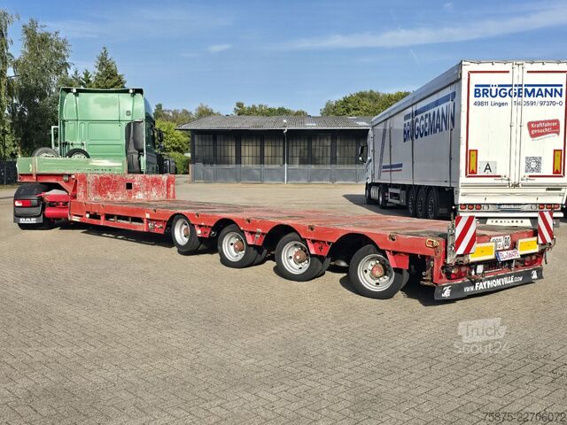 Низькорамний напівпричіп FAYMONVILLE STZ-4AX *3x steering axle *6,8m extendable