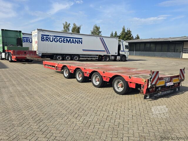 Низькорамний напівпричіп FAYMONVILLE STZ-4AX *3x steering axle *6,8m extendable