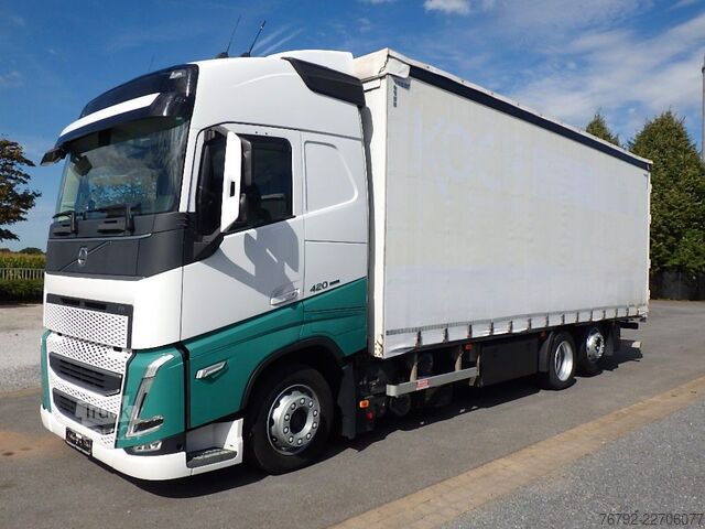 Вантажівка з відкритою платформою VOLVO FH 420 Pritsche 7,8m/Edscha/Hubd./Lenkachse/VEB+
