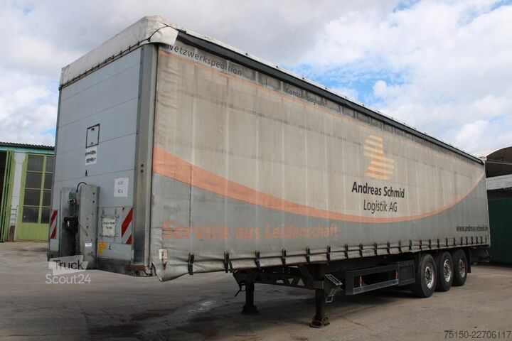 Odprta polprikolica s ponjavo HUMBAUR HSA2006 - Tautliner - Nr.: 377
