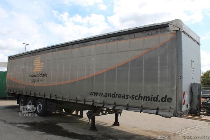 Odprta polprikolica s ponjavo HUMBAUR HSA2006 - Tautliner - Nr.: 377