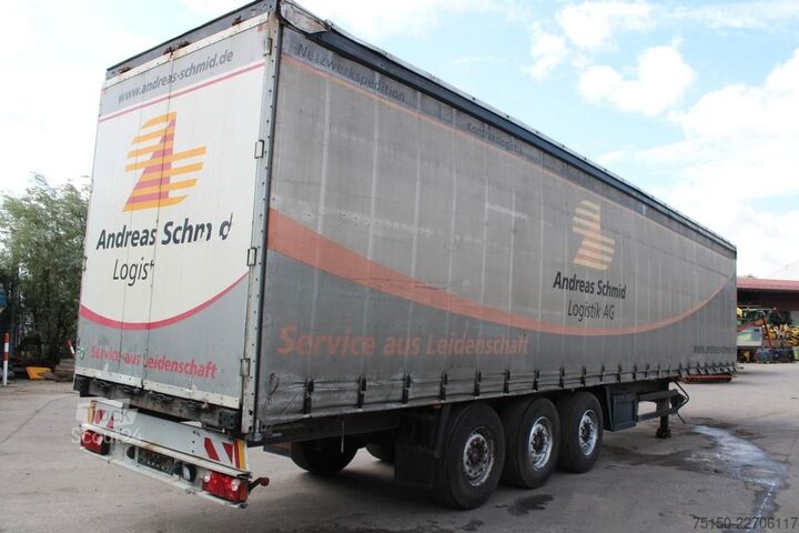 Odprta polprikolica s ponjavo HUMBAUR HSA2006 - Tautliner - Nr.: 377