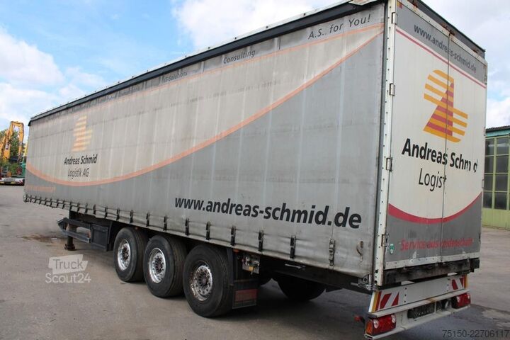 Odprta polprikolica s ponjavo HUMBAUR HSA2006 - Tautliner - Nr.: 377