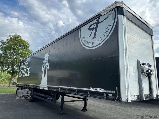 Открытый полуприцеп с тентом SCHWARZMÜLLER S1 Speed Curtainsider ,SAF Achsen,,Edsccha,Lift