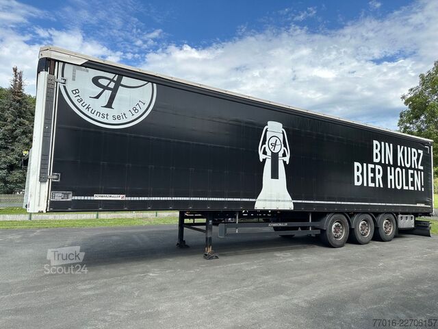Открытый полуприцеп с тентом SCHWARZMÜLLER S1 Speed Curtainsider ,SAF Achsen,,Edsccha,Lift