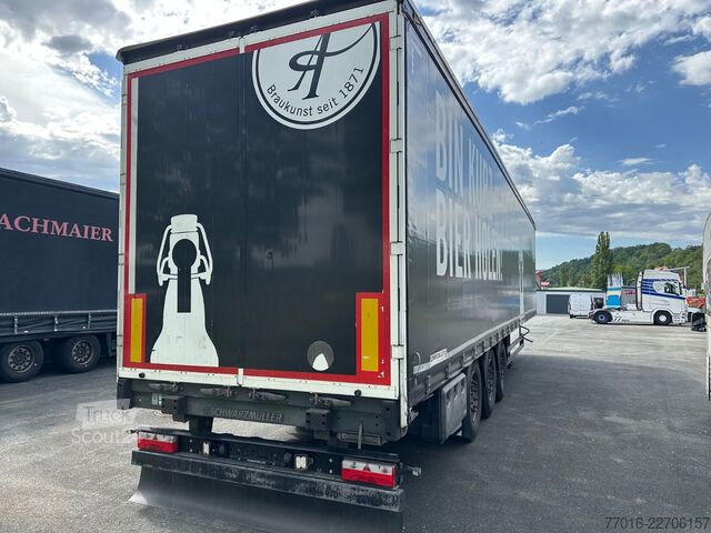 Открытый полуприцеп с тентом SCHWARZMÜLLER S1 Speed Curtainsider ,SAF Achsen,,Edsccha,Lift