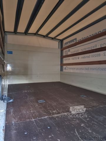 Furgão cortina de lona MERCEDES-BENZ 811 großes Haus / Doka 6 Sitzer AHK