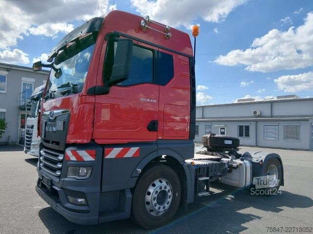 стандартен влекач MAN TGX 18.470 BL Kipphydraulik Retarder Alu