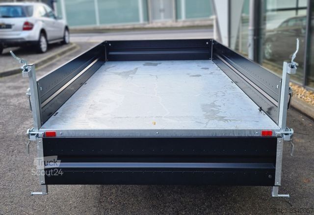 Remorcă basculantă trilaterală HUMBAUR HTK 3500.31 Hochlader 3-Seitenkipper NEU 2025