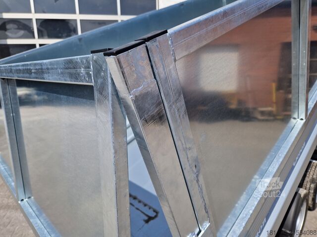 Három oldalra billeno trailershop riesig Debon PW 3.6 mit Bordwandaufsatz elektro