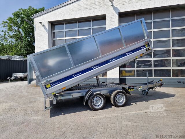 Három oldalra billeno trailershop riesig Debon PW 3.6 mit Bordwandaufsatz elektro