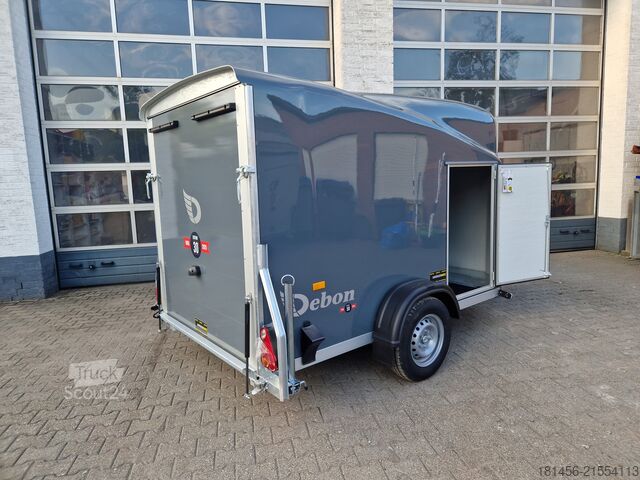 Ló-szállító utánfutó Cheval Liberté Debon Polycargo 1300 eisengrau Seitentür direk