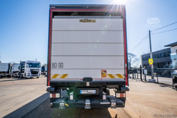 Jäähdytetyt/pakastetut kuljetukset VOLVO FE 280 + CHEREAU+CARRIER MULTI TEMP.