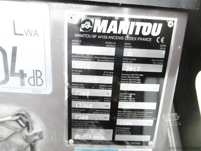 Stivuitoare telescopice MANITOU MT 1030 easy 75D