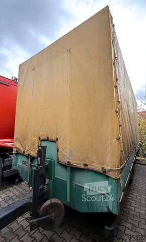 Odprta prikolica s ponjavo Schütte Anhänger mit Plane