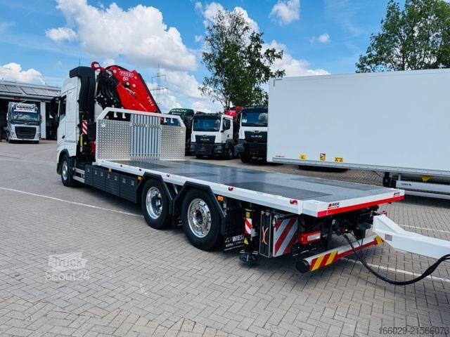 Autokran VOLVO FH500 6x2 Containerpritsche mit F545RA.2.26