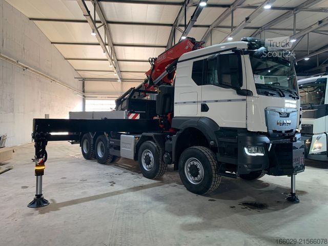 Grúa montada en camión MAN TGS 41.520 8x8, F705R.2.7 L436 V20 TECHNO