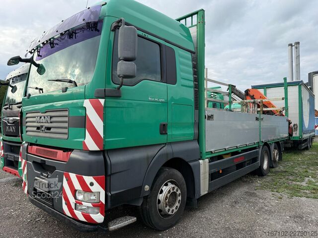 Krovimo kranas MAN TGA 26.400 + Palfinger PK 16502