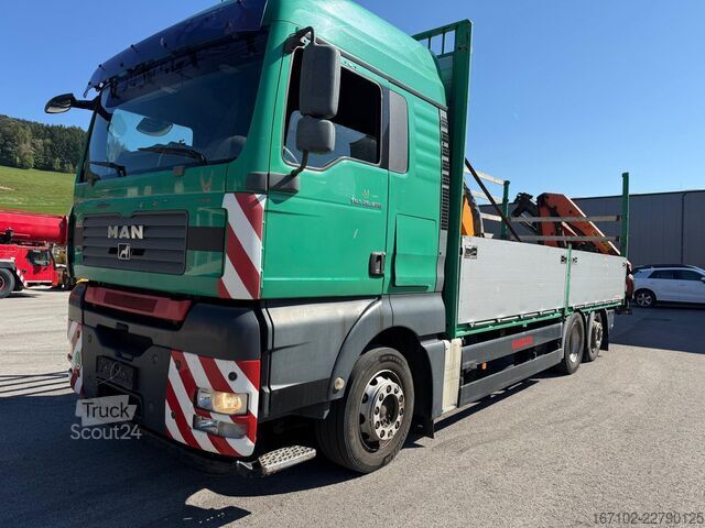 Krovimo kranas MAN TGA 26.400 + Palfinger PK 16502