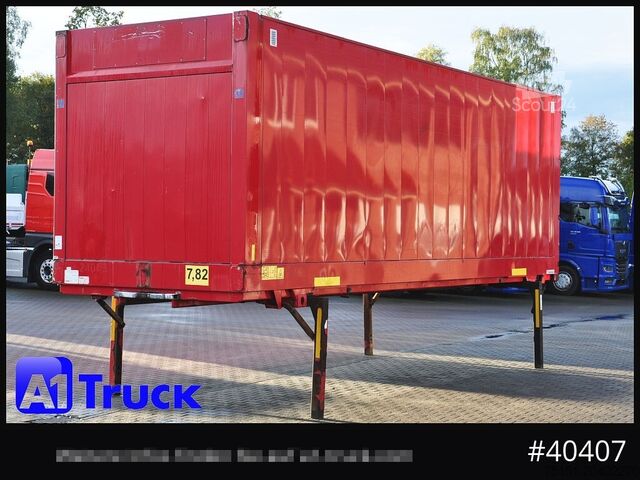 Wechselbrücke mit Kofferaufbau KRONE BDF 7,82 Wechselbrücke, 2680mm Innenhöhe.