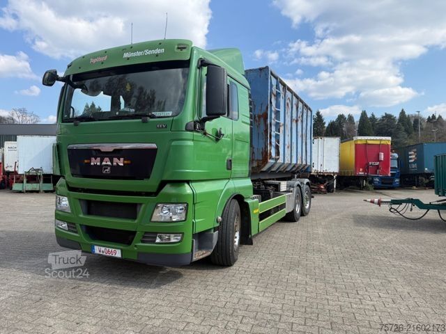 Kroklastebil MAN TGX 26.440 Abrollkipper, HU 02/27