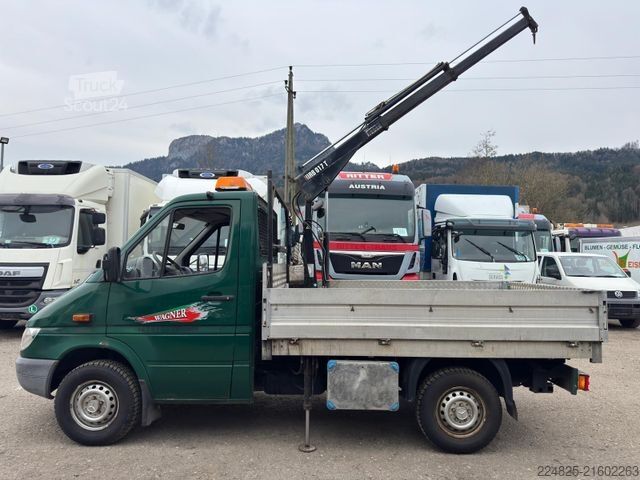 Pick-up van MERCEDES-BENZ SPRINTER 313CDI PRITSCHENWAGEN*KRAN HIAB*2003*