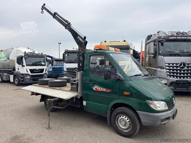 Pick-up van MERCEDES-BENZ SPRINTER 313CDI PRITSCHENWAGEN*KRAN HIAB*2003*