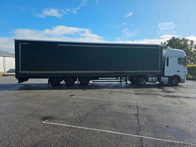 Trator de grande volume DAF XF 480 SSC, Traxon, Standklima, Klima-Automat