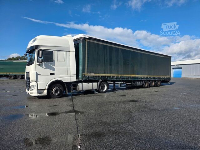 Trator de grande volume DAF XF 480 SSC, Traxon, Standklima, Klima-Automat